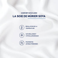 Draps en Soie Naturelle Soya